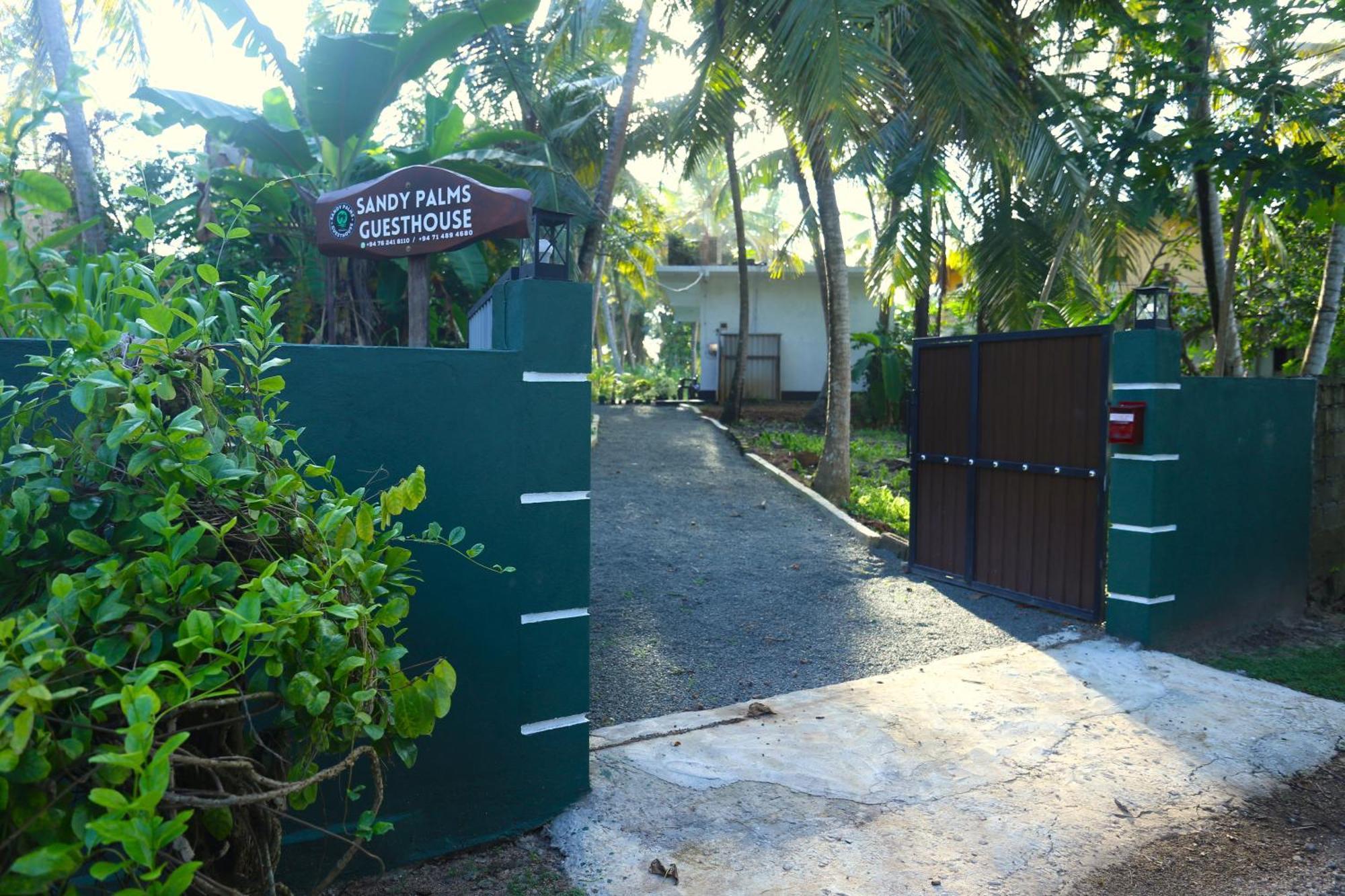 Sandy Palms Guesthouse Hikkaduwa Ngoại thất bức ảnh